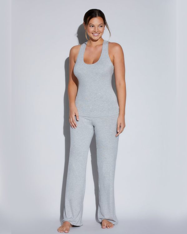 Curvy Racerback Camisole And Pant Set on Sale - Image 3