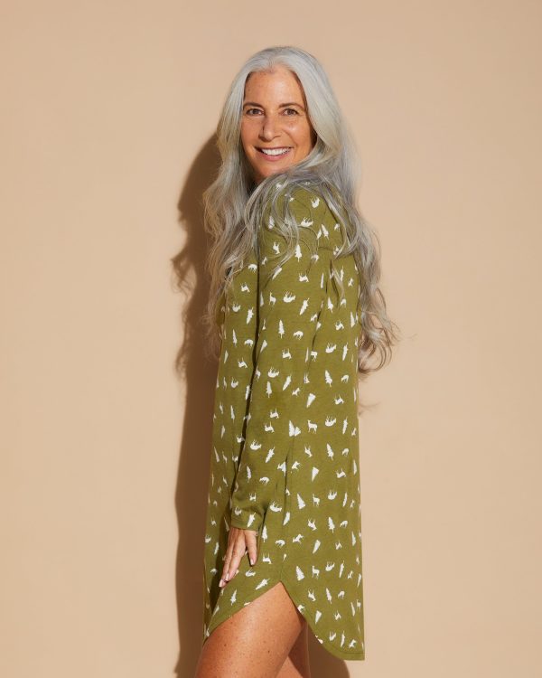 Long Sleeve Sleepshirt Cheap - Image 3