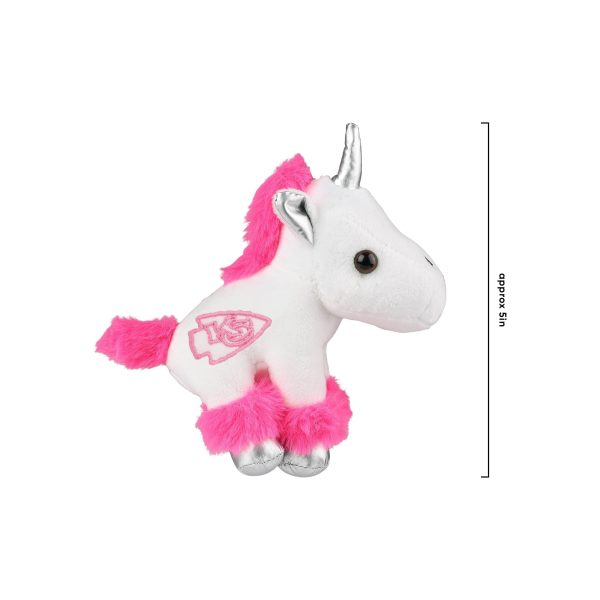 Kansas City Chiefs NFL Plush Unicorn Ornament Hot on Sale - Image 3