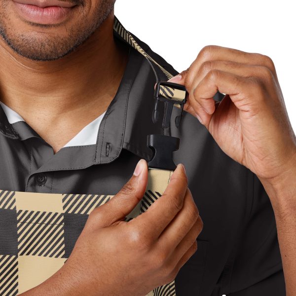 New Orleans Saints NFL Plaid Chef Set Supply - Image 3