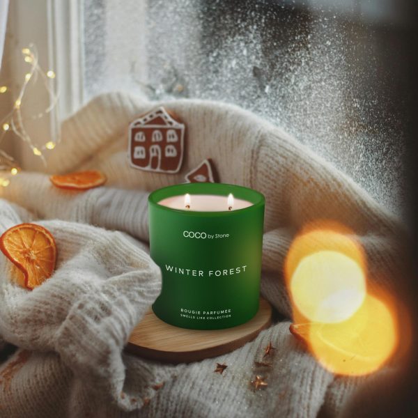 15oz Smells Like Winter Forest Candle Online now - Image 3