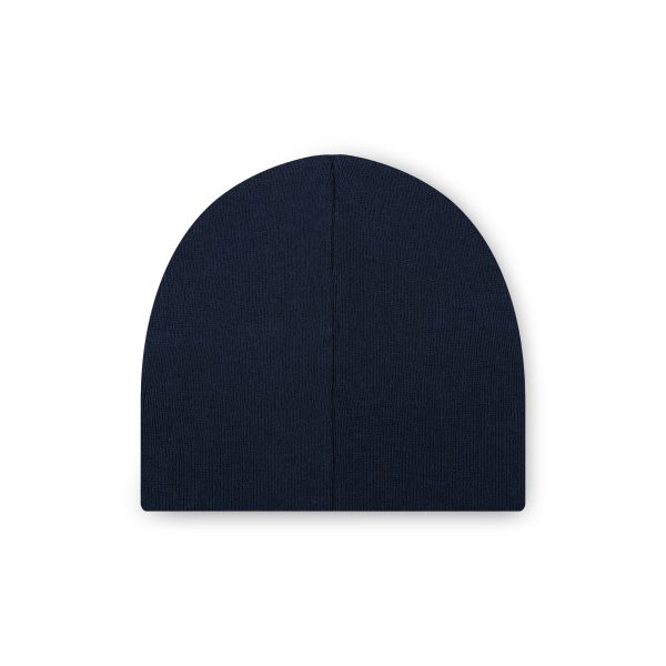Seattle Seahawks NFL Navy Basic Primary Logo Skull Beanie Fashion - Image 2