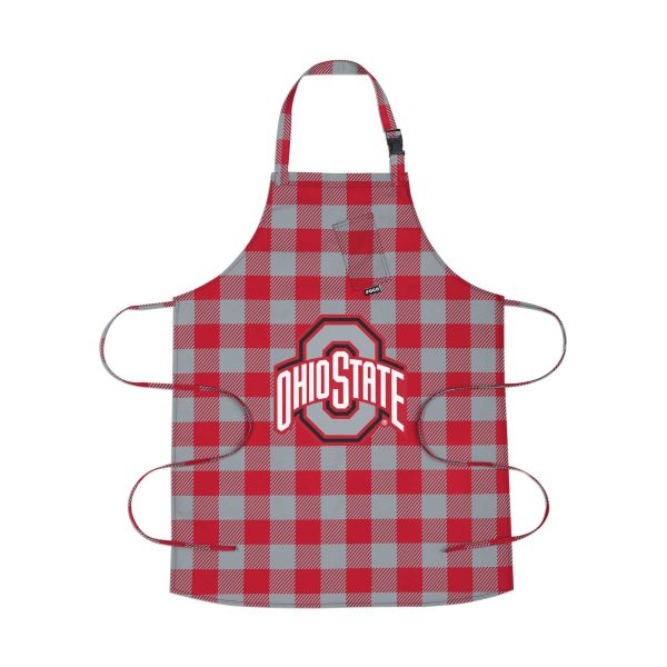 Ohio State Buckeyes NCAA Plaid Apron For Sale