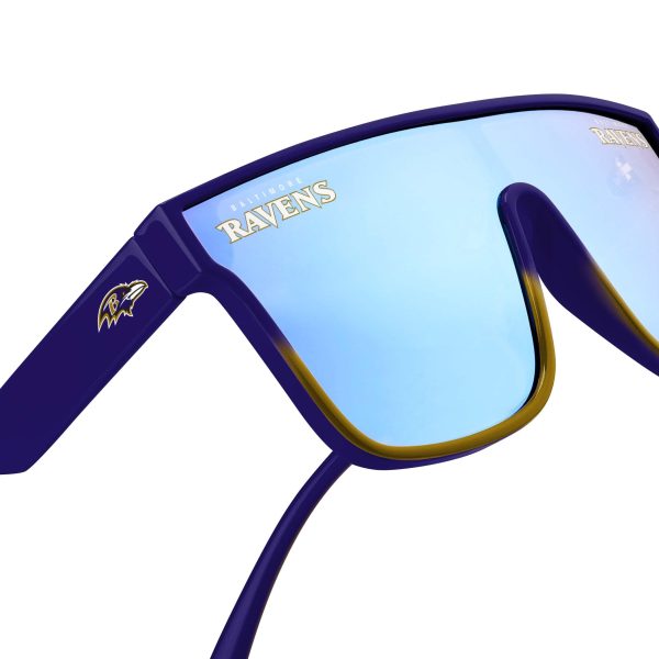 Baltimore Ravens NFL Gradient Overtime Sunglasses For Cheap - Image 4