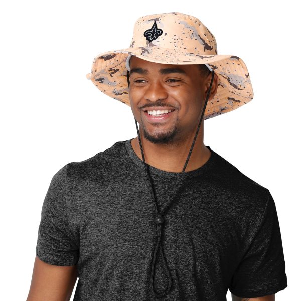 New Orleans Saints NFL Light Desert Camo Boonie Hat Supply - Image 2