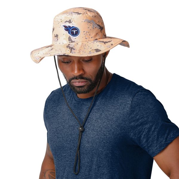 Tennessee Titans NFL Light Desert Camo Boonie Hat Cheap - Image 2
